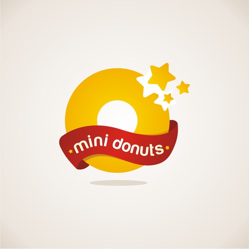 Mini logo with the title 'New logo wanted for O donuts'