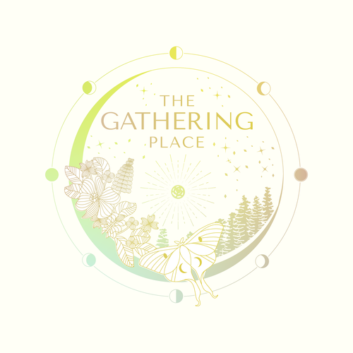 Magical logo with the title 'Witchy fine line Branding'