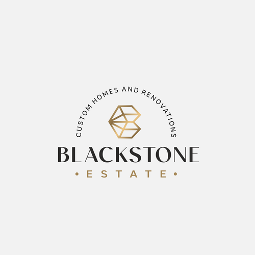 Stone logo with the title 'Blackstone Estate'