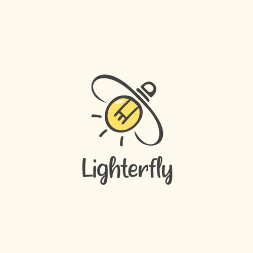 Fly logo with the title 'Lighterfly'