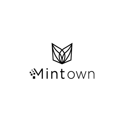 Artwork logo with the title 'Luxury & Sleek Logo for NFT Artworks'