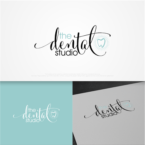 Dental logo with the title 'concept for dentist'
