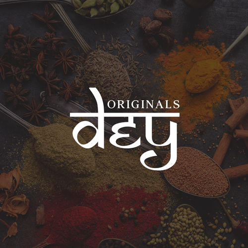 Spice logo with the title 'Letter Mark concept for Indian spices brand'