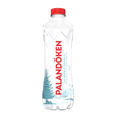 Turkey design with the title 'Modern Mountain Inspired Label for Water Brand'