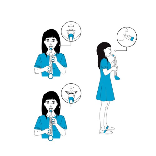 Clean illustration with the title 'Book illustration'