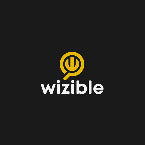 SEO logo with the title 'Wizible Logo Design'
