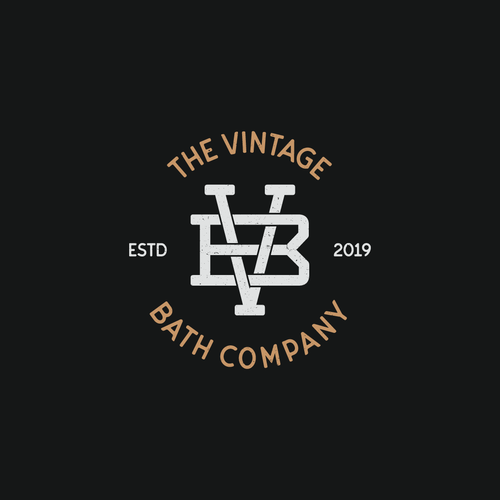 Bathtub logo with the title 'VB monogram'