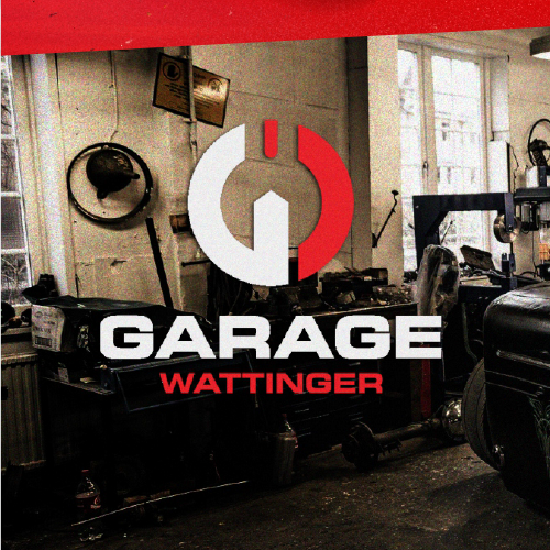 Garage design with the title 'Automotive Garage logo'
