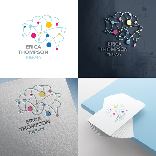 Therapist logo with the title 'Logo for therapy clinic'