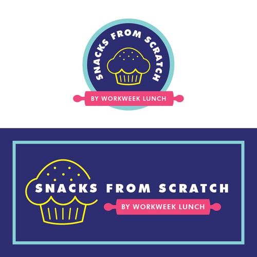 Muffin design with the title 'Logo Concept for Blog'