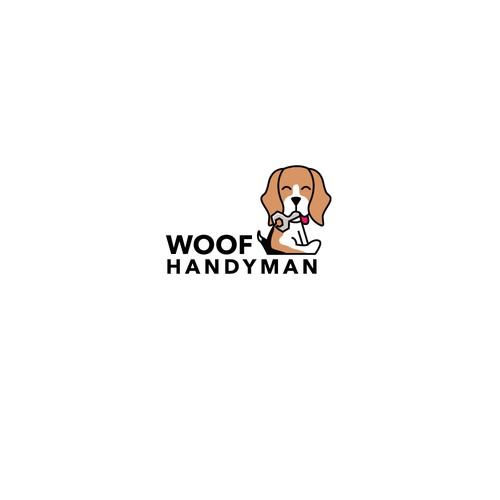 Animal-mascot logo with the title 'Beagle Dog Cartoon'