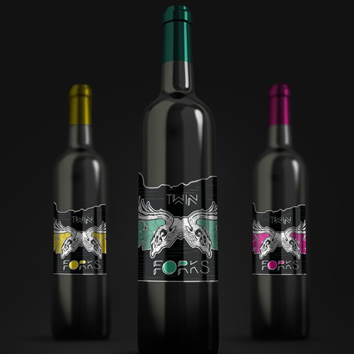 Vector packaging with the title '"twin fork" '