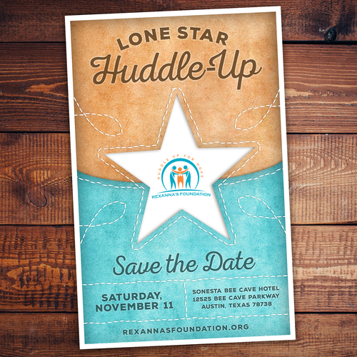 Theme design with the title 'Charity Foundation Themed Event Materials'