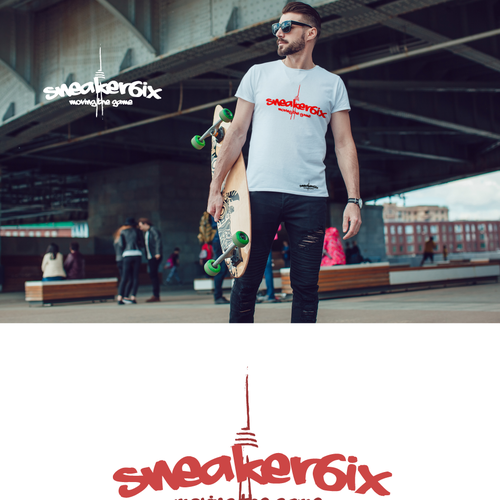 Graffiti design with the title 'Sneaker Shop Logo'