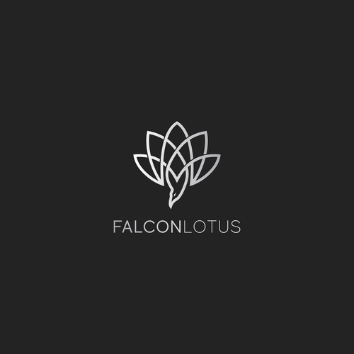 Falcon logo with the title 'logo concept for FalconLotus'