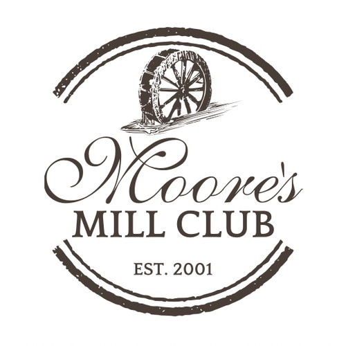 Golf club logo with the title 'Moore's Mill Club Logo'