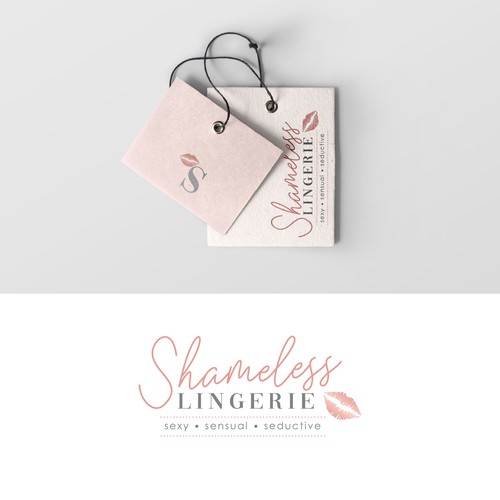 Lingerie logo with the title 'Logo Design'