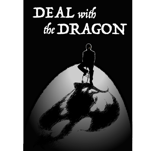 Dragon artwork with the title 'One person play poster '