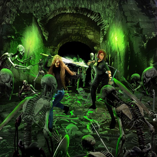 Magic artwork with the title 'Death Knight'