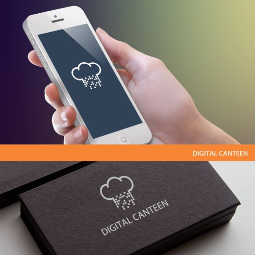 Chef hat design with the title 'DIGITAL CANTEEN'