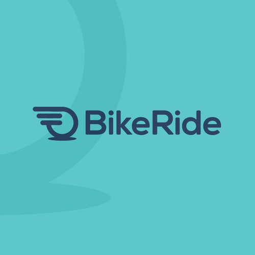 Wheel design with the title 'BikeRide'