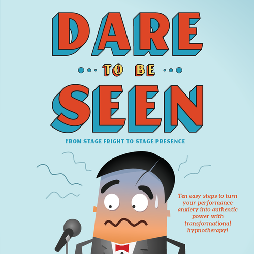 Contrast design with the title 'Dare To Be Seen Book Cover'