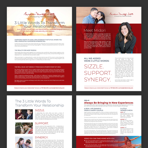 Red design with the title 'Midori Verity Int'l'