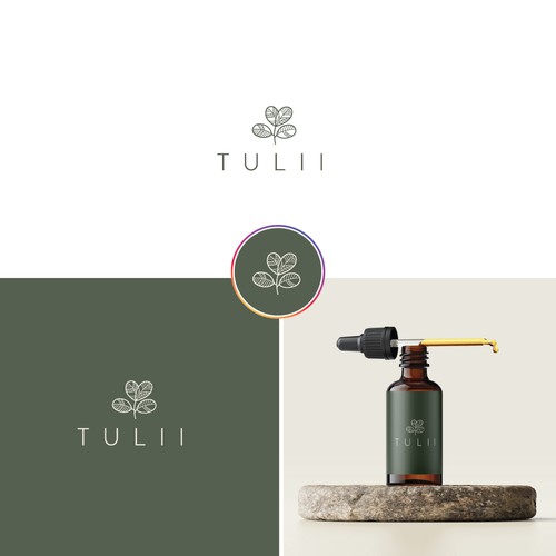 Line drawing logo with the title 'Logo design'