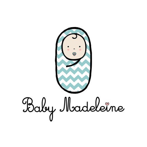 Trend logo with the title 'Logotype proposal for Baby Madeleine '