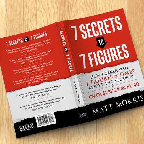 Business book cover with the title '7 Secrets to 7 Figures'