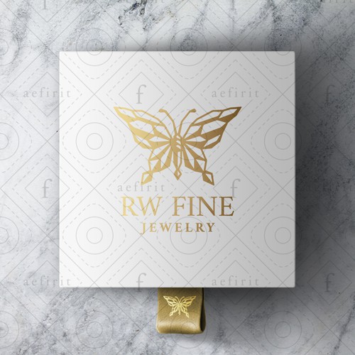 Crystals logo with the title 'The Crystal Butterfly Logo - Ready for Sale'