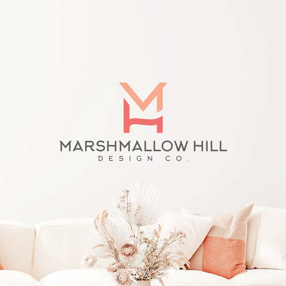 Marshmallow logo with the title 'Marshmallow Hill Design Co.'