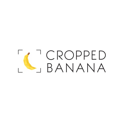 Banana logo with the title 'Logo for graphic design company'