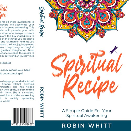 Kindle book cover with the title 'Spiritual Recipe'
