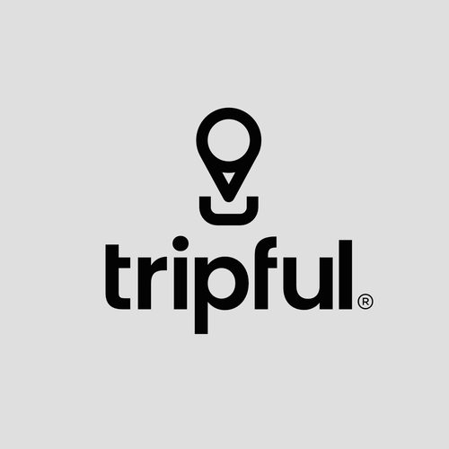 Balloon design with the title 'tripful logo design'