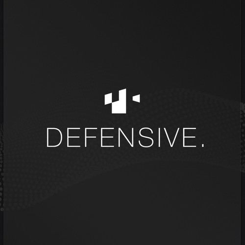 D brand with the title 'Clean and sleek logo concept for Defensive.'