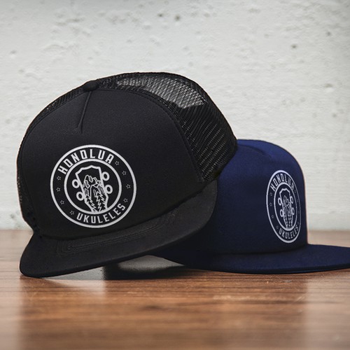 Ukulele design with the title 'Ukuleles'