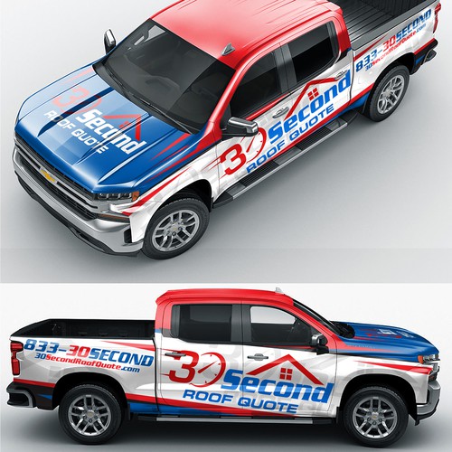 Chevrolet design with the title 'Wrap for Silverado'