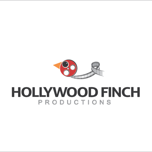 Hollywood logo with the title 'Logo design for  production company'