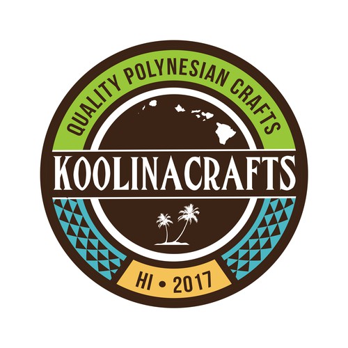 Polynesian design with the title 'Logo for Koolina Crafts'