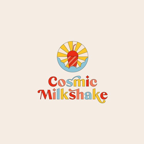 Artsy design with the title 'Cosmic Milkshake'