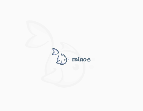 Neon blue safari logo with the title 'Minoe'