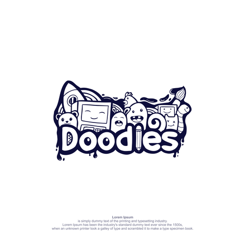 Happy brand with the title 'Doodles'