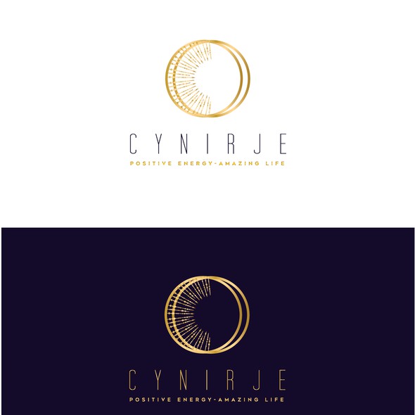 Positivity logo with the title 'Create a "Positive Energy" logo for Cynirje'