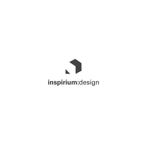 Household interior design logo with the title 'inspirium design'