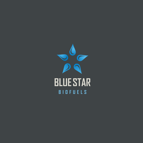 Fuel logo with the title 'Blue Star Biofuels'