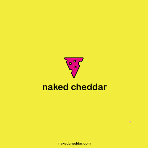 Nude logo with the title 'nakedcheddar.com'