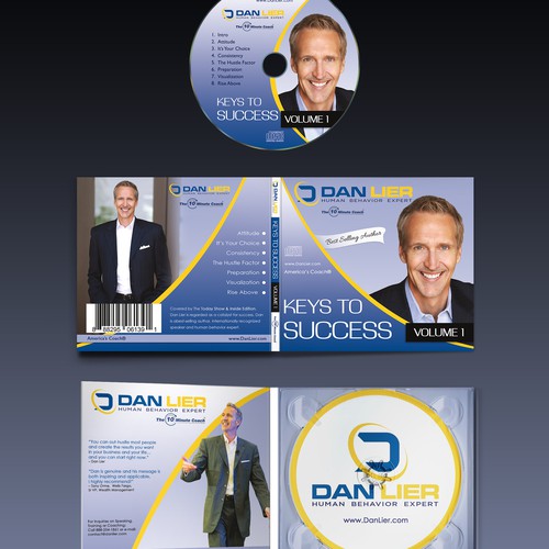 Classic packaging with the title 'CD Cover/Keys to Success - Volume I'