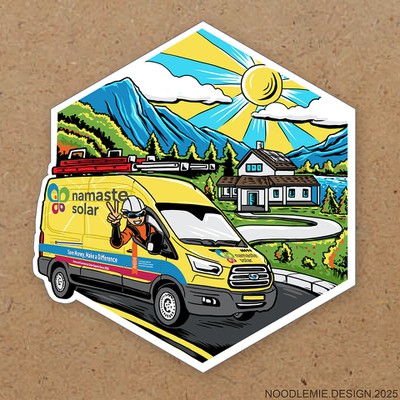 Namaste Solar Sticker