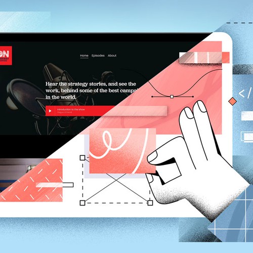 Motion graphics design with the title 'banner email'